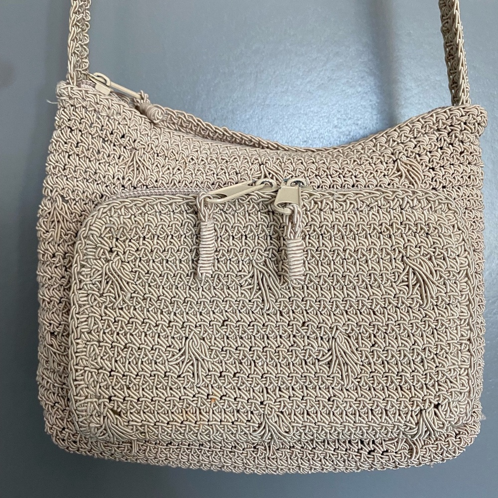Cross-body Macrame Bag